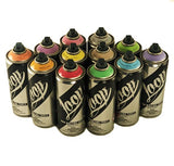 Loop Graffiti Spray Paint 400mL Cans - Set of 12 Pastel Colors Generic