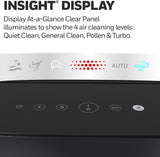 Honeywell InSight Series HEPA Air Purifier for Home, Extra-Large Rooms, includes Air Quality Monitor, Reduces Allergens, Smoke, Wildfire Smoke, Dust, Pollen, Pet Dander and More, Black, HPA5300B Honeywell