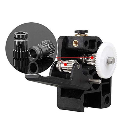 3Dman Dual Drive Bowden Extruder Universal Geared Extruders for Ender 3 V2, Ender 3 Pro, Ender 3 Series, CR10 Series, Mega S, Tevo Tornado, Wanhao D9, Anet A8 E10, Prusa I3 and DIY 3D Printer - WoodArtSupply