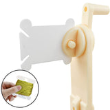 120 Pcs Plastic Floss Bobbins with 1 Pcs Bobbin Winder for Cross Stitch Cotton Thread Craft DIY Sewing Storage Thread Organizer Holder Embroidery DIY Cards (White) yuntop