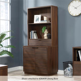 Sauder Englewood Engineered Wood Library Hutch in Spiced Mahogany Sauder