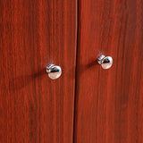 Outlaw Electronic Dartboard and 81-in Free-Standing Cabinet - Cherry Finish Hathaway