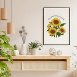Nuberlic Sunflower Embroidery Kit for Beginners -Adults Starter Cross Stitch Kit DIY Needlepoint with Hoop, Pre-Printed Fabric, Threads & Step-by-Step Guide