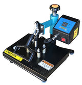 Fancierstudio Heat Press 9-by-12-Inch Heat Press Swing Away Heat Press 9"x12" Coated with Sheet Sublimation Heat Press Rhinestone Heat Press 9x12 GB Fancierstudio