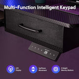 WALKINGDESK 63x24 Inches Electric Standing Desk with Keyboard Tray, Height Adjustable Stand up Desk with 2 Drawers, Ergonomic Sit to Stand with Storage Monitor Stand, Computer Table, Black WALKINGDESK