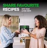 Jaconine Recipe Box, Wooden Recipe Organizer, Recipe Holder Box with 50 Recipe Cards 4""x6"" & 6 Dividers, Recipe Book to Write in Your Own Recipes, Black Jaconine