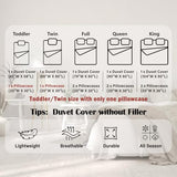 Manfei Striped Duvet Cover Set Full Size,Minimalist Vertical Stripes Bedding Set 2 Pcs for Boys Girls Adults,Modern Style Pink White Comforter Cover(No Filler),Line Art Quilt Cover Manfei