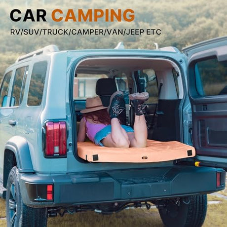GAIALOOP Floor Memory Foam Car Camping Bed Glamping Roll Up Futon Mattress, Japanese Floor Sleeping Mat Camp Cot Mattress Pad Travel Guest Side Sleepers [Twin: 75 * 38 * 3''] Gaialoop
