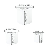 YRIHJIXQ 3Pcs Cylindrical Candle Mold Candle Molds for Candle Making Resin Molds Epoxy Resin Molds YRIHJIXQ