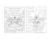 100 Inspirational Quotes Coloring Book for Adults: 100 Motivational Quotes, Positive Affirmations and Inspirational Phrases for Stress Relief and Relaxation WoodArtSupply