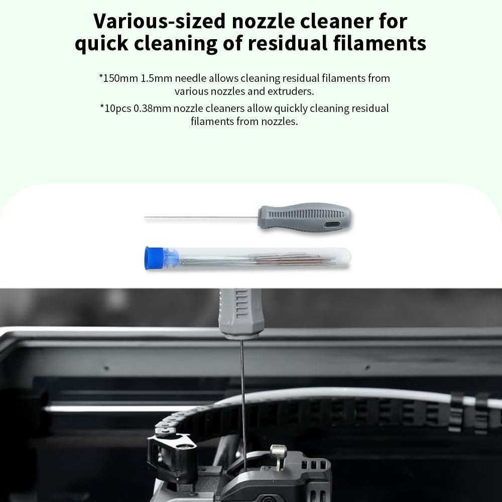 Creality 3D Printer Tool Kit, 74 Pcs in 1 3D Printing Tool Kit Includes Deburring Tool, Nozzle Cleaning Kit, Screwdriver Kit, Removal/Assembly Tools, 3D Printer Tool Wrap Kit Pro for All Printers Creality