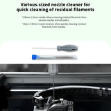 Creality 3D Printer Tool Kit, 74 Pcs in 1 3D Printing Tool Kit Includes Deburring Tool, Nozzle Cleaning Kit, Screwdriver Kit, Removal/Assembly Tools, 3D Printer Tool Wrap Kit Pro for All Printers Creality