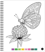 Brain Games - Color by Number: Butterflies New Seasons