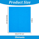 OLYCRAFT 20 Sheet Painters Tape for 3D Printers 7.9x9.8 Inch High Adhesive Tape Great for A Variety of Surfaces for Art Lab Labeling Classroom Decorations - RoyalBlue OLYCRAFT