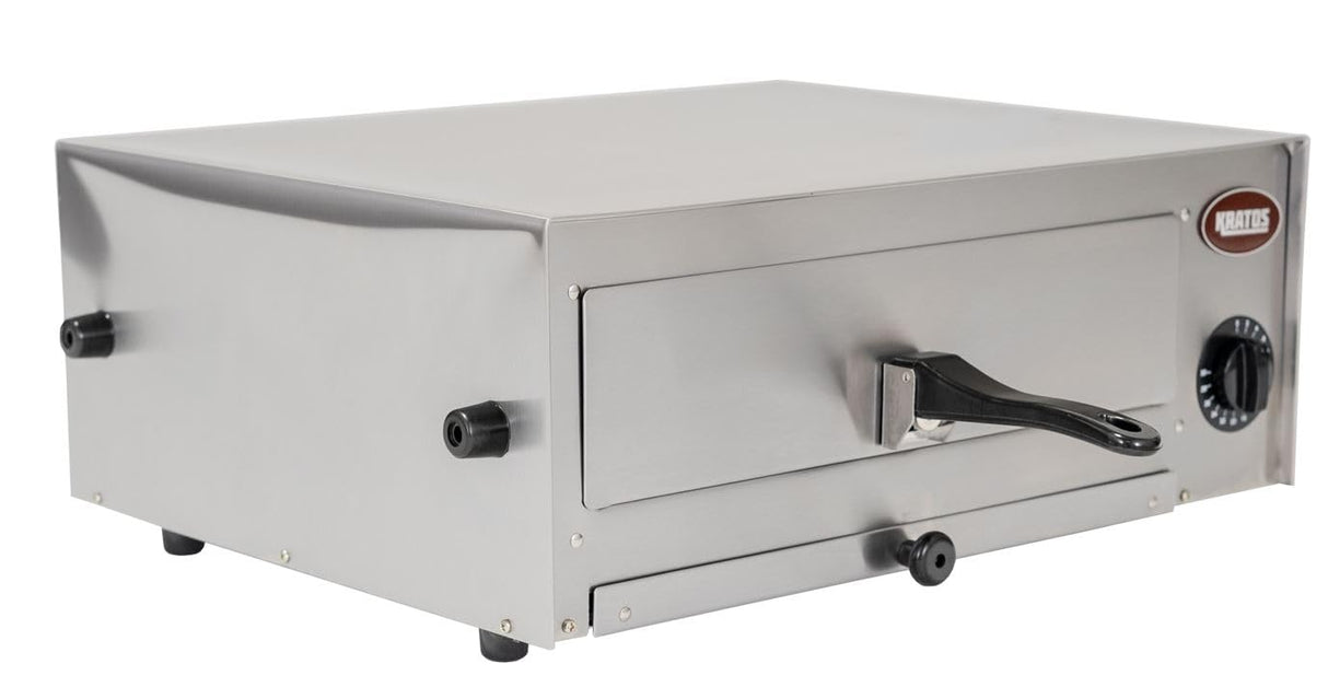Kratos Commercial Countertop Pizza Oven, Stainless Steel Electric Pizza/Snack Oven with Timer, Fits 12" Pizzas, 120V, 1450 Watts, For Commercial and Home Use Kratos