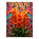 TZTTZT Diamond Art Kits for Adults - Orange Blossom Kaleidoscope Garden Diamond Painting Kits for Adults Beginner, Frameless Diamond Painting Craft for Home Wall Decor TZTTZT