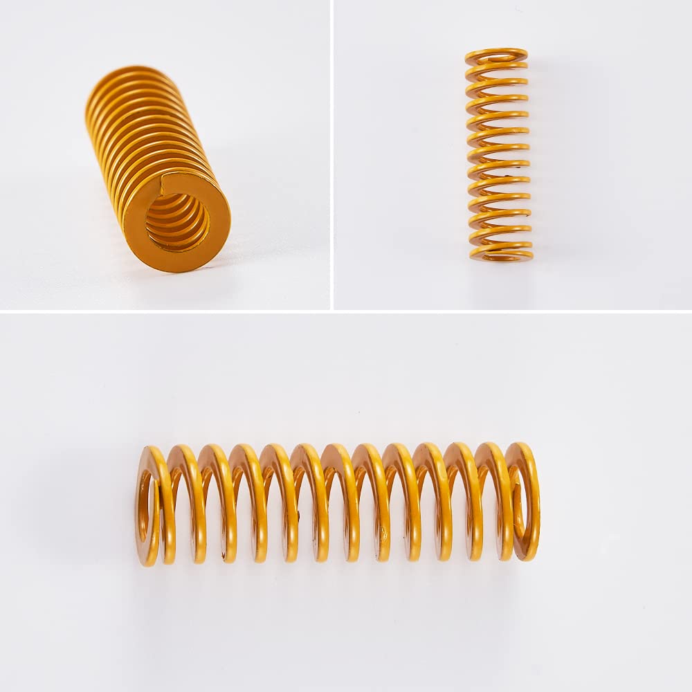 4PCS Ender 3 v2 Upgrades Bed Leveling Nuts and Ender 3 Bed Springs, 3D Printer Leveling kit Compatible for Creality Ender 3/Ender 3 S1/Ender 3 Pro/Ender 3 V2, Ender 5/5 Plus/Pro, CR-10/CR10S Makerzone