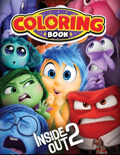 Inside 2 Out Coloring Book: Inside 0ut Ultimate coloring book for all