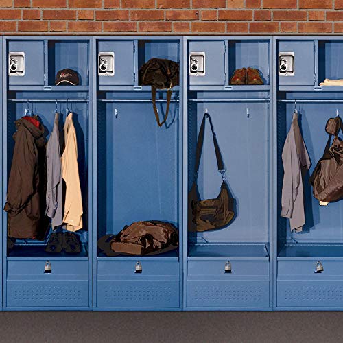 Salsbury Industries Open Access Standard Unassembled Metal Locker, 6-Feet-18-Inch, Blue Salsbury Industries