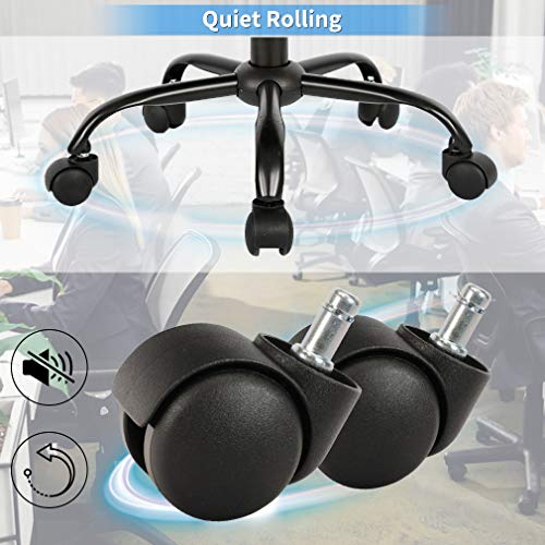 Ergonomic Office Chair Desk Chair Executive Chair with Back Support Mesh Rolling Swivel Computer Gaming Chair Modern Adjustable Height Task Works Office Chair for Women Men, White Dkeli