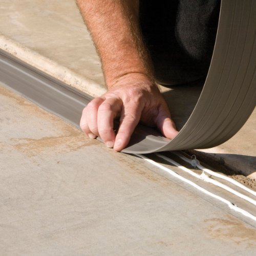 M-D Building Products 50100 10 ft. Gray Vinyl Garage Door Threshold Kit M-D Building Products