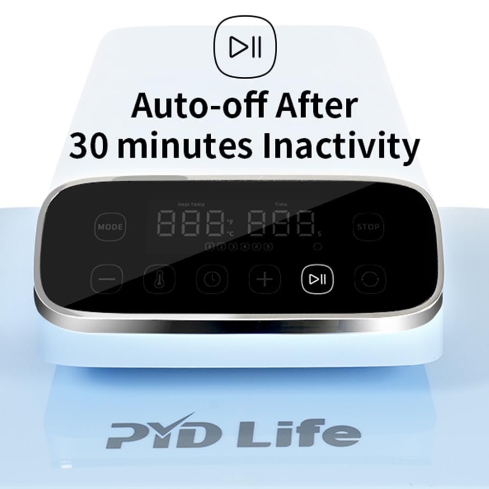 PYD Life 120 V Auto Heat Press Machine for T Shirts 15" x 15" Touch Screen Light Blue Smart Heat Press for Sublimation Blanks Ornaments Frames Bags Sublimation DTF Vinyl Printing PYD Life