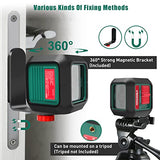 HYCHIKA Laser Level Self Leveling Green Cross Line Lasers Level Tool 50ft Measure Range for Indoor/Outdoor/Construction/DIY/Picture hanging, Battery HYCHIKA BETTER TOOLS FOR BETTER LIFE