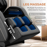 2026 Massage Chair Full Body, Zero Gravity Massage Chair with Auto Modes, Airbag Massage, 6 Fix Point Rollers, Foot Massage, Heating, Touch Screen Controller, Home Relaxation Recliner with Massage Msutree