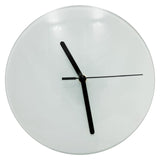 QOMOLANGMA 20pcs Sublimation Blank Photo Frame 7.8 in Round Glass Photo Frame Clock Tempered Glass Clock for Heat Press Transfer Blank DIY Picture Wall Frame Poster QOMOLANGMA