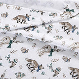Eddie Bauer - Twin Sheets, Cotton Flannel Bedding Set, Brushed For Extra Softness, Cozy Home Decor (Woodland Friends, Twin) Eddie Bauer