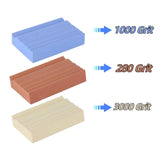 RYFCRRZ Sharpening Stones for Wood Carving Tools - Whetstones Wood Carvers Sharpener -Gouge Sharpening Stone 280 & 1000 & 3000 Grit RYFCRRZ