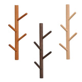 VAWNKUKN Coat Rack 2 pack-Wall Mounted Hat Rack Coat Hooks-Sturdy Wooden Coat Rack Stand-Entryway Hall Tree Coat Tree with Solid Base for Hat,Clothes,Purse,Scarves,Handbags,Umbrella(Nature) VAWNKUKN