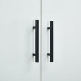 ClassyCabin 70.8" Tall White Wooden Armoire Wardrobe Closet with 2 Hanging Rods 4 Doors 4 Drawers Shelves for Bedroom Wardrobe Modern Freestanding Clothes Storage Cabinet 63" W x 18.9" D x 70.8" H ClassyCabin