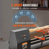 VEVOR Benchtop Wood Lathe, 14 in x 40 in, 0.5 HP 370W Power Wood Turning Lathe Machine, 4 Speed Adjustable 885/1245/1715/2425 RPM with Chisels Faceplate Plastic Handle Hex Wrench, for Woodworking VEVOR