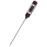 Cooking Thermometer, Kitchen Electronic Digital Thermometer Food Probe for Meat Water Milk - Black Gaweb
