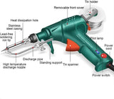 Soldering Iron Kit - Multi-function Soldering Iron Soldering Gun Set - 60W 110V Automatic Soldering Gun with Solder Gun, 3 PCS Solder Wire, Desoldering Pump, Tweezers (B-Soldering Iron Kit) Generic