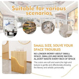 L-Shaped Reception Desk,Small Creative Grille Wood Cashier Cabinet,Front Counter with LED Lights,Modern Retail Desk with Drawers,Portable Podium Stand for Churches Lectern Classrooms Generic