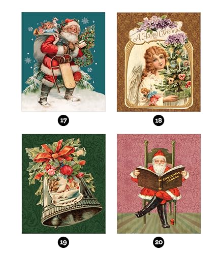 Brain Games - Sticker by Number - Vintage: Christmas WoodArtSupply