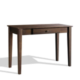 Grain Wood Furniture Shaker 44" Desk/Dressing table, Expresso Grain Wood Furniture