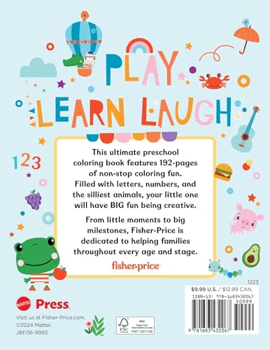 Fisher-Price: Giant Coloring Book WoodArtSupply