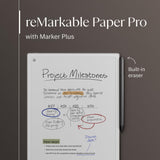 reMarkable Paper Pro Bundle – Includes 11.8” reMarkable Paper Tablet, and Marker Plus Pen with Eraser reMarkable