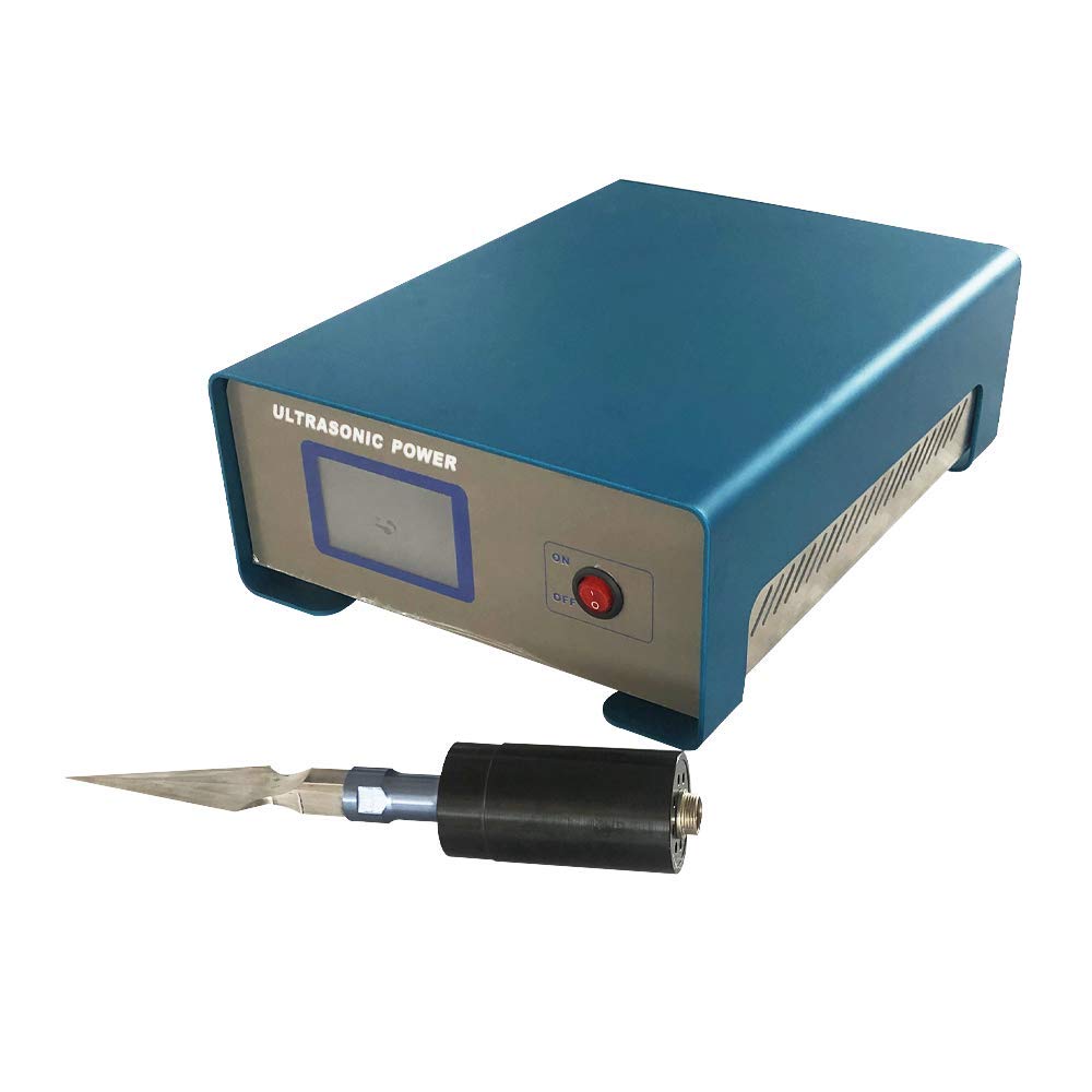 MXBAOHENG Handheld Ultrasonic Cutting Machine Lab Industrial Ultrasonic Cutter for PVC PE Acrylic 500W 19-26KHZ (US Plug) MXBAOHENG