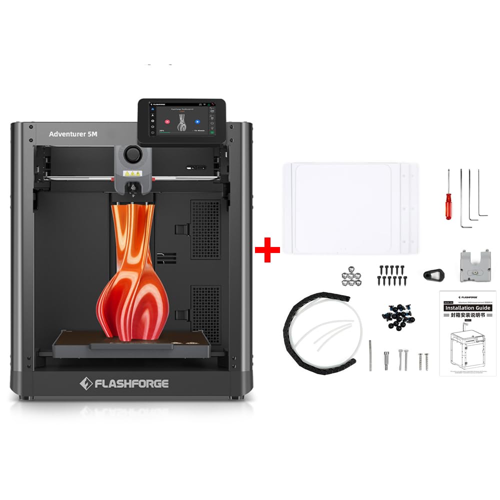 (Enclosure Kit) Bundle FLASHFORGE Adventurer 5M 3D Printer and FLASHFORGE Adventurer 5M Enclosure Kit - WoodArtSupply