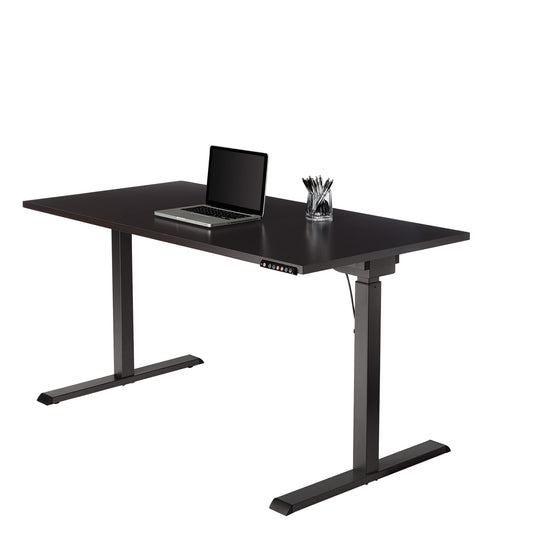 Realspace® Magellan Performance Electric 60" W Height-Adjustable Standing Desk, Espresso - WoodArtSupply