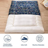 Aigbiot Zippered Futon Cover for Japanese Futon Floor Mattress, Super Soft and Machine Washable Twin Full Queen Aigbiot
