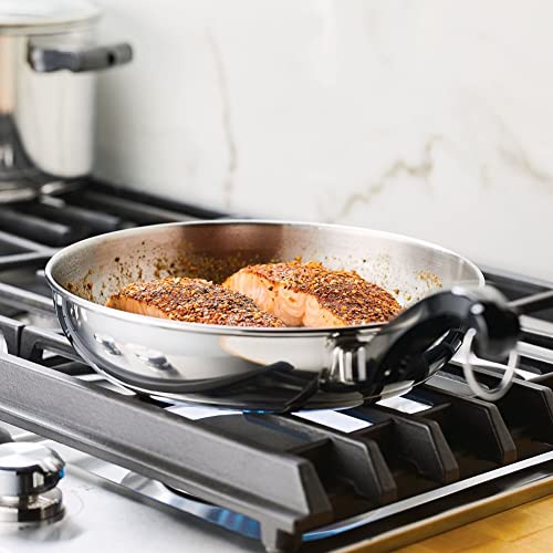 Farberware Classic Stainless Steel Cookware Pots and Pans Set, 15-Piece,50049,Silver Farberware