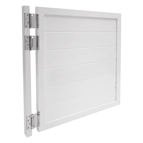 ZBXGJKSY Swinging Door, Retro Cafe Doors for Fence Door, Partition Door, Bar Door 35.4" X 35.4" Solid Wood Swing Door Low Noise Dutch Door with Hinges, White ZBXGJKSY