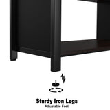 GDLF Metal Aquarium Stand with Cabinet for Fish Tank Accessories Storage, 40 Gallon, Turtle/ Reptile Terrariums GDLF