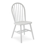International Concepts Windsor Dining Chair, White International Concepts