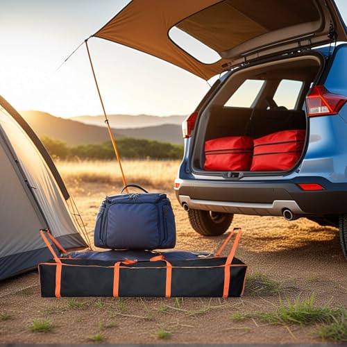 Large Tent Storage Bag 63X17.5X11.5in with Handles - 10*20ft , 20*30ft Pop Up Canopy Frame Replacement Parts,Workable for Party Tent Bag , Heavy-Duty Water Resistant Oxford Fabric (orange, 63 inch) Smyhlf-us